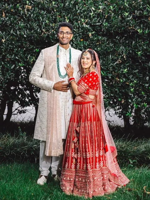 Anisha and Gautham, photographed by Carl Elixir Studio