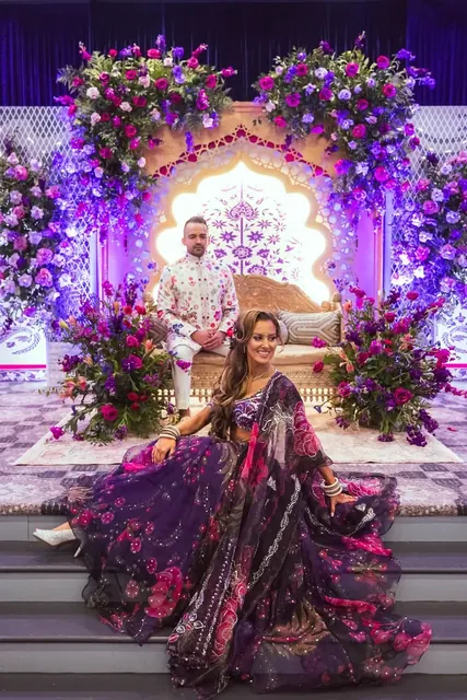 Brenna and Amit, photographed by Rahul Rana Photography