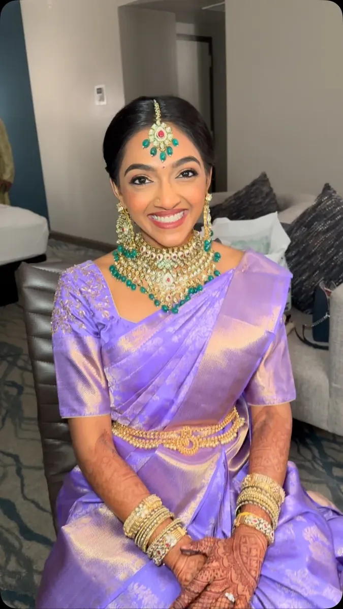 SKS brides, early 2025, photo 1, from SKS Salon's Instagram