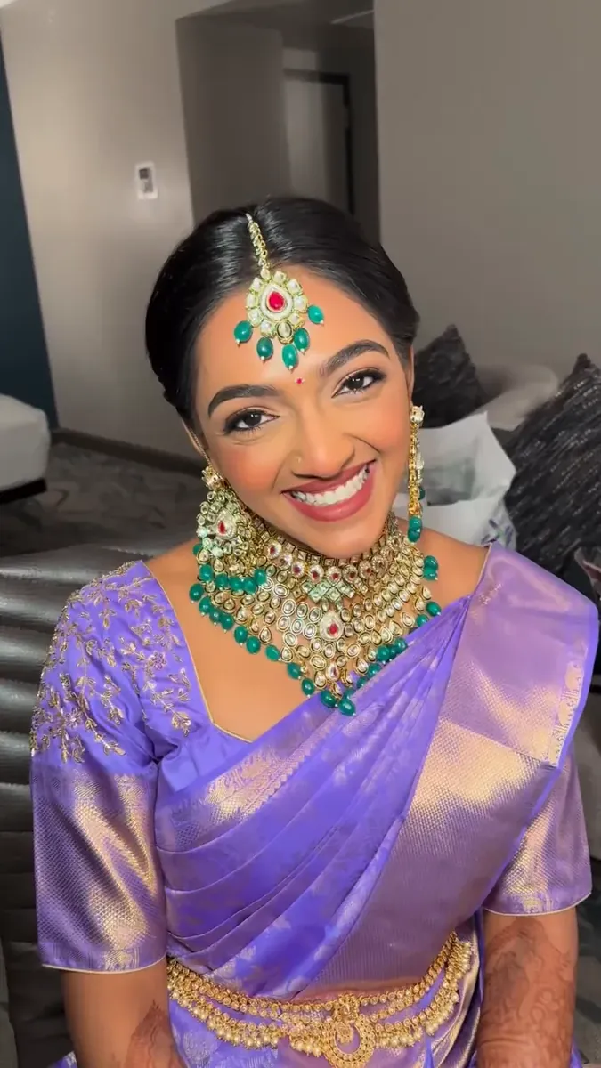 SKS brides, early 2025, photo 6, from SKS Salon's Instagram