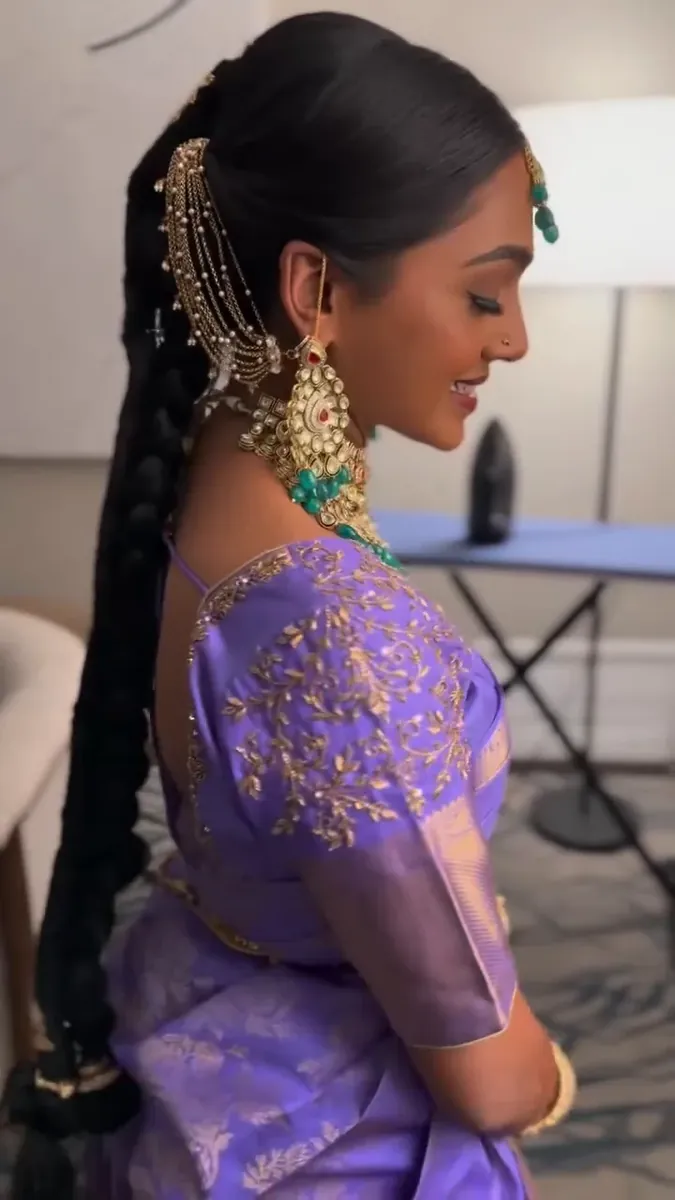 SKS brides, early 2025, photo 7, from SKS Salon's Instagram