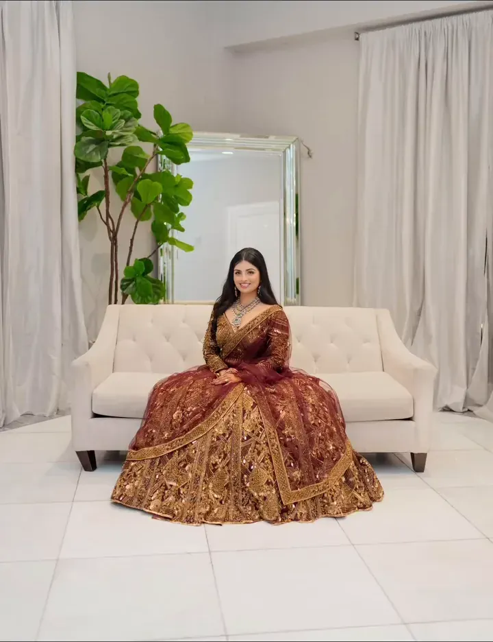 SKS brides, early 2025, photo 10, from SKS Salon's Instagram