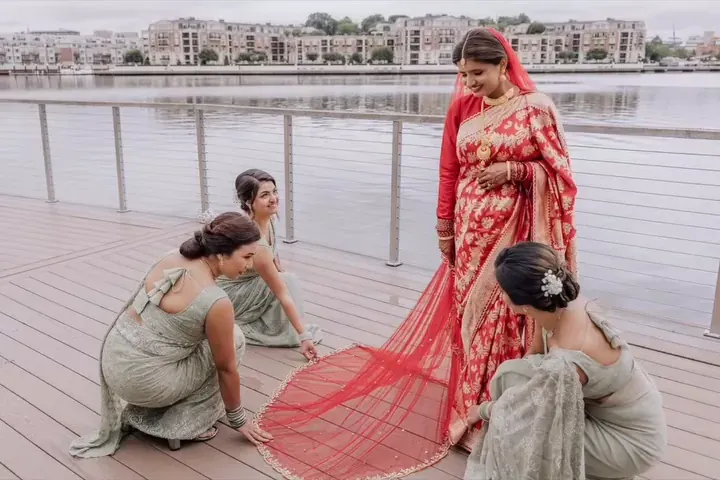 SKS brides, early 2025, photo 12, from SKS Salon's Instagram