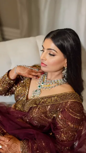 SKS brides, early 2025, photographed by SKS Salon on Instagram