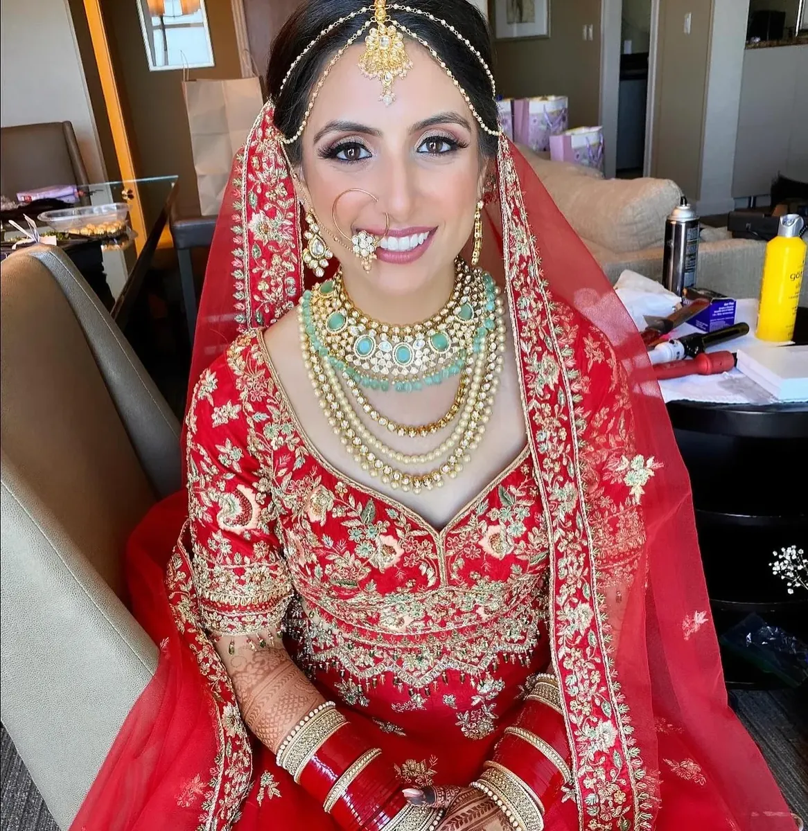 SKS brides, spring 2024, photo 10, from SKS Salon's Instagram