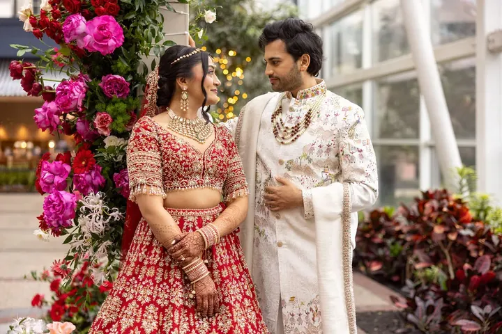 Namita and Shashank, photographed by Peter Nguyen