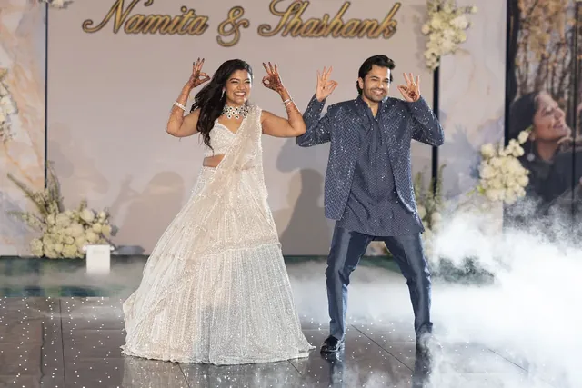 Namita and Shashank, photographed by Peter Nguyen