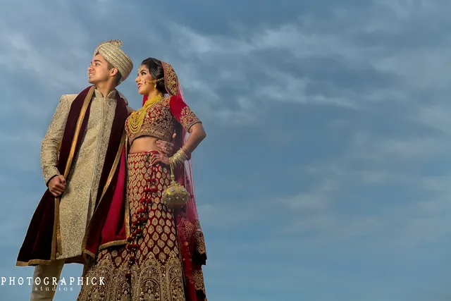 Nazia and Siraj, photographed by Photographick Studios