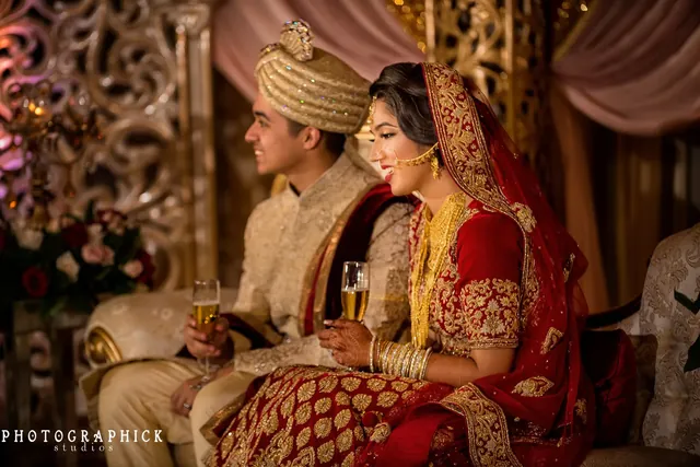 Nazia and Siraj, photographed by Photographick Studios