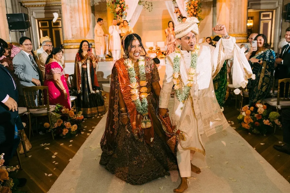 Preya and Rikesh, photo 1, by Nat Wongsaroj