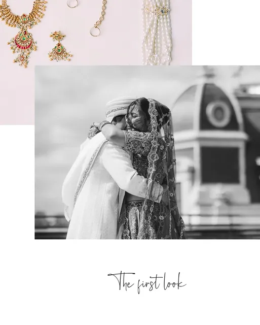 Preya and Rikesh, photographed by Nat Wongsaroj