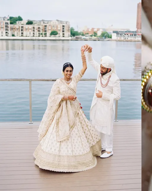 A bride at Baltimore Marriott Waterfront, photographed by Akbar Sayed Photography
