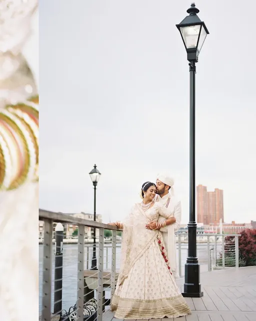 A bride at Baltimore Marriott Waterfront, photographed by Akbar Sayed Photography
