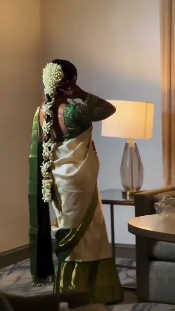 Sahithi, photographed by SKS Salon on Instagram