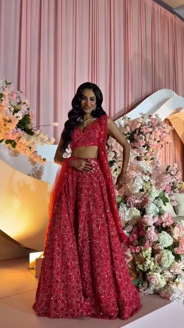 Shalini, photographed by SKS Salon on Instagram