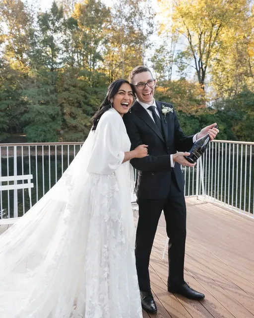 Shriya and Michael, photographed by Paperboys