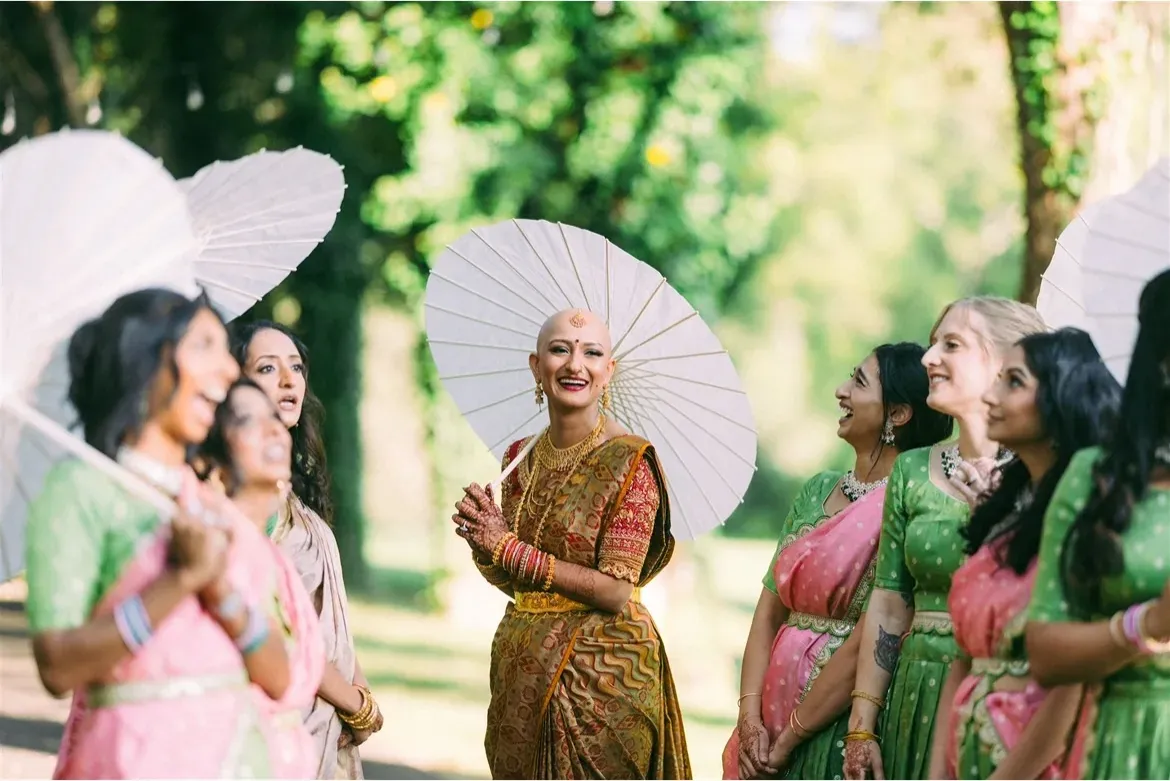 Vaidehi and Aneesh, photo 1, by Nat Wongsaroj Studios