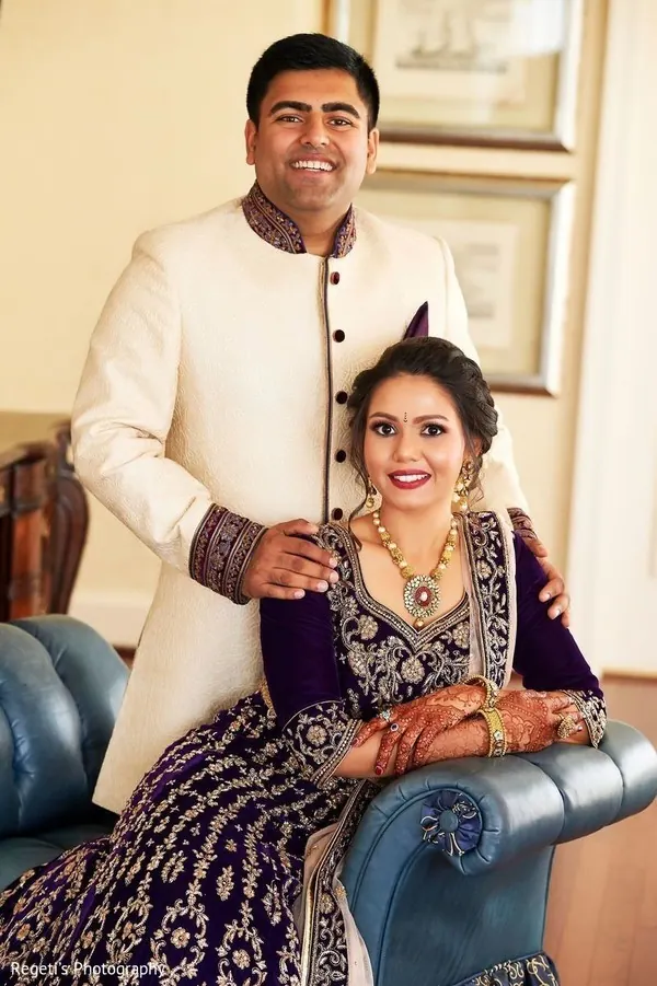 Kinita and Vivek, photographed by Regeti's Photography